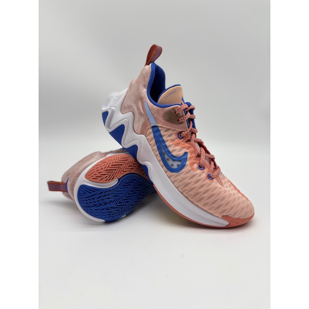 Nike Giannis Immortality 2Arctic OrangeBlue Basketball Shoes CZ4099-800 Mens7.5